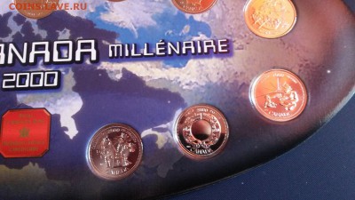 Квотеры Канада миллениум в планшетке подставке 2000г - 20141230_141033
