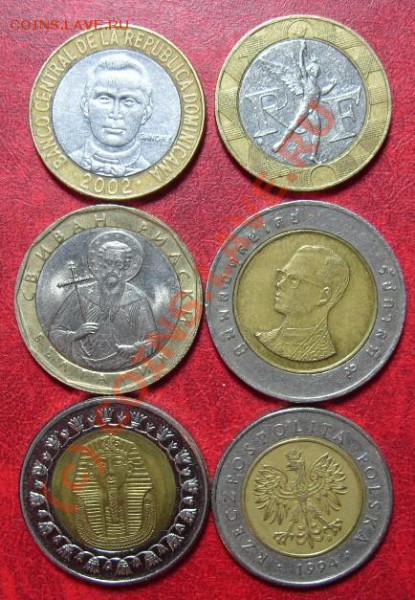 лот иностранных БИМЕТАЛЛических монет, до 16.05.10г. 22ч - S1050225.JPG