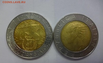 ДК Италия 500 лир Полиция 1997 БИМ ФИКС 04.01 22.00 - Италия 500 лир 1997.JPG
