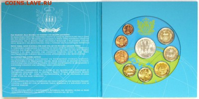 Офицальный набор евро Сан-Марино 2008 (5 евро серебро) - albom_zemlya_2