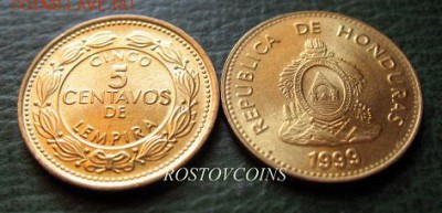 Распродажа остатков иностранных монет - 0.81. ГОНДУРАС 5 центаво 1999 г. = 30.JPG