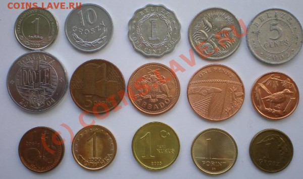 Монеты разных стран 15шт до 21ч 19.05.2010 - 15 МОНЕТ 1.JPG