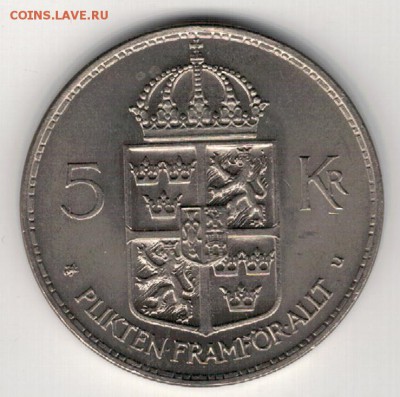 ШВЕЦИЯ 5 КРОН 1973 ДО 08.01.15 В 22.00МСК (А549) - 4-1шв1