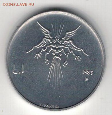 САН-МАРИНО ЛИРА 1983 ЧУДОВИЩЕ ВОЙНЫ 08.01 В 22.00МСК (А567) - 4-см1а