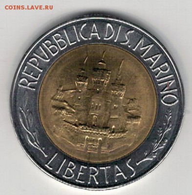 САН-МАРИНО 500 ЛИР 1984 АЛЬБЕРТ ЭЙНШТЕЙН 08.01 В 22Ч (А567) - 4-см500
