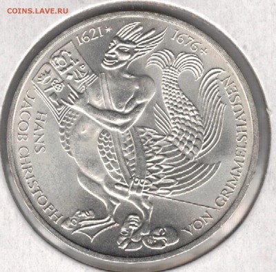 Ag ФРГ 5 МАРОК 1976D ГРИММЕЛЬСГАУЗЕН 08.01 В 22.00МСК (А532) - 5-гер5