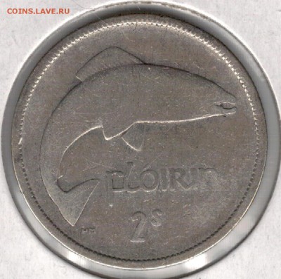 Ag ИРЛАНДИЯ ФЛОРИН 1928 ЛОСОСЬ ДО 08.01 В 22.00МСК (А534) - 5-ир1