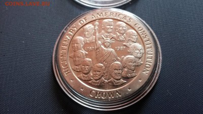 Крона о. Мэн 200лет Конституции в капсуле 1987г. - 20141019_123511