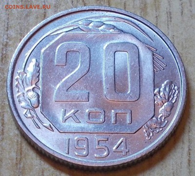 20 копеек 1954  штемпельный блеск до 5.01.2015 в 22-00 мск - DSCN2234 [1024x768].JPG