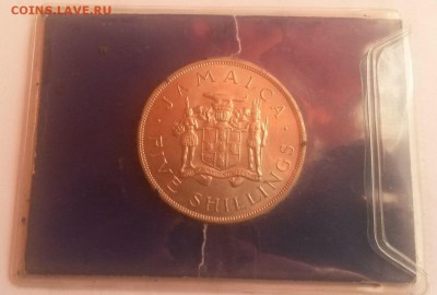Ямайка 5шилингов ИГРЫ кроновый размер 1966г. - 20150103_114608