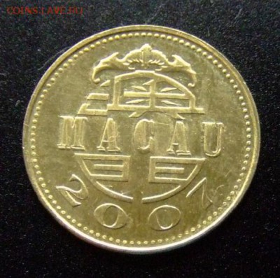 3 - Макао 10 авос (2007) Карнавальная маска А