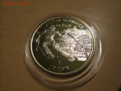 Гибралтар 1 крона 1998 Олимпиада в Японии (лыжи) - IMG_5997.JPG