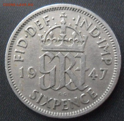 6 пенсов 1947, Британия, до 08.01.15..22.00 Мск - SAM_9523.JPG
