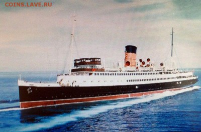 Монеты с Корабликами - Lady-of-Mann_Departs_Douglas.