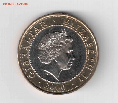 2 фунта Гибралтара из серии 12 Подвигов Геракла.Тираж 7500. - Отсканировано 04.01.2015 2-58 (2)