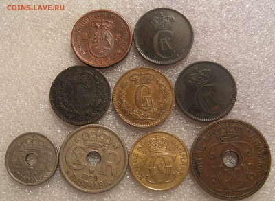 Монеты Дании 1810-1940гг + Фарерские острова. - IMG_0012