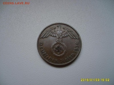 ГЕРМАНИЯ,2 пфеннига 1938J(хорошая)!до 5.01.2015 - S6003208.JPG