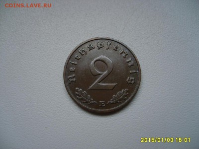 ГЕРМАНИЯ,2 пфеннига 1938Е(хорошая)!до 5.01.2015 - S6003205.JPG