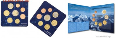 Монеты Евро Андорры - Andorra-eurosets