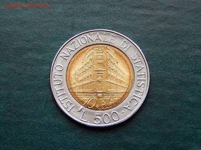 ИТАЛИЯ 500 лир 1996 биметал UNC - DSCN3398.JPG