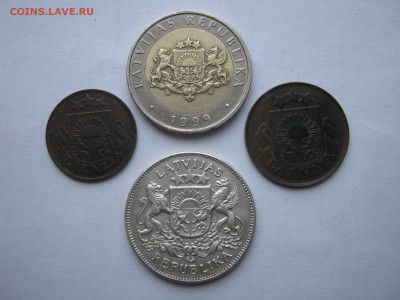 ЛАТВИЯ 2,5 сантимов 1928,1922. 2х2 лата 1925, 1999 гг. - 005.JPG