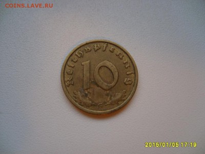 ГЕРМАНИЯ,10 пфеннигов 1938G(ал.бронза)!до 7.01.2015 - S6003225.JPG