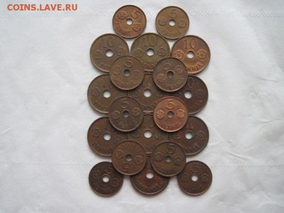 5 и 10 пенни 1941-43 Финляндия 20 шт. до 09.01.15 - IMG_0623.JPG