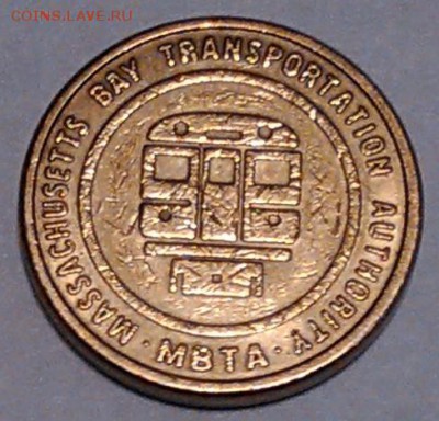 Транспортный жетон Массачусетс, США, до 11.01.15_22:00 - мас
