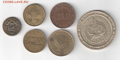 Игровые и др. жетоны, 6 штук, до 11.01.15_22:00 - игр