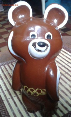 Фарфор. Олимпийский мишка. СССР. 1980 год. - М2