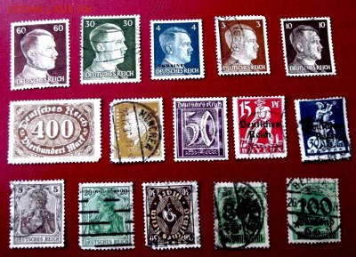 Марки Германия , рейх ,гашёные 15 шт. до 12.01.15г. - DSCF2128.JPG