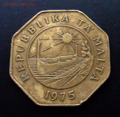 3 - Мальта 25 центов (1975) А