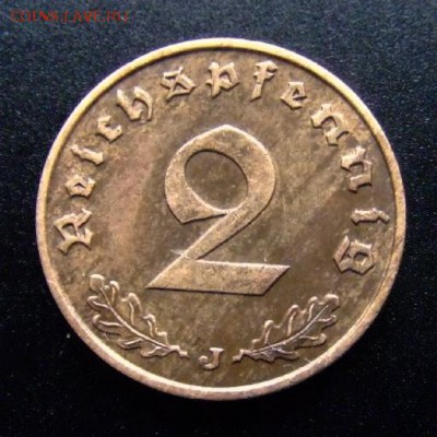 3 - Германия (3-й Рейх) 2 рейхспфеннига (1938 J) Р