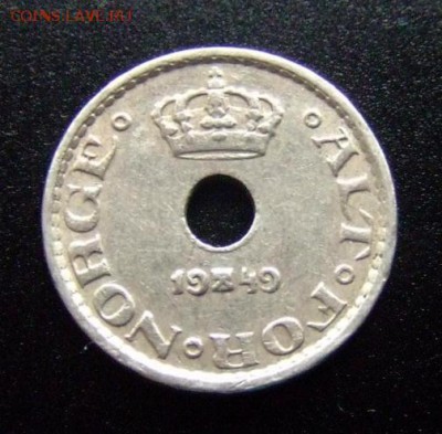 3 - Норвегия 10 эре (1949) А