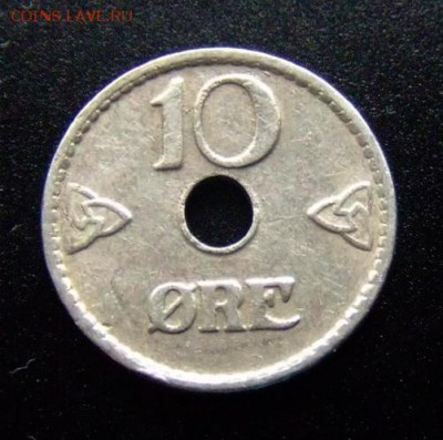 3 - Норвегия 10 эре (1949) Р