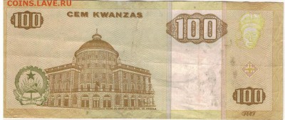 Ангола 100 кванза 2011 до 12.01.15 в 22.00мск (А406) - 1-а100