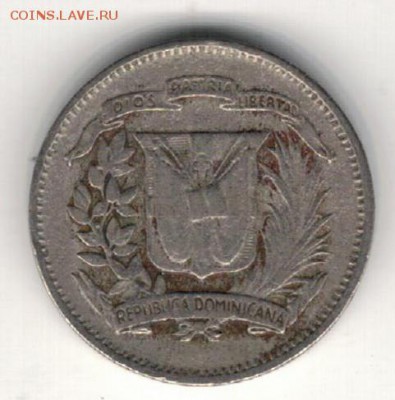 Доминиканская р-ка 10 сентаво 1973 до 12.01 в 22.00 (А489) - 4-д10с73