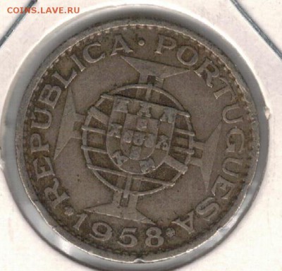 Порт.Тимор 60 сентаво 1958 до 12.01.15 в 22.00мск (А614) - 4-т