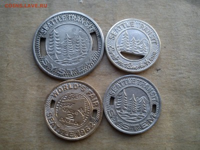 4 американских транспортных жетона. Сиэтл. - DSC00999.JPG