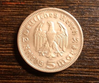 3 Рейх 5 марок Серебро 1935A - P_20150107_182349