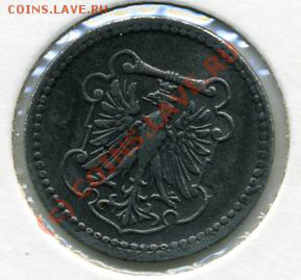 Нотгельды Германии. Обзорная тема. - 10 пфенигов 1919 Нотг.-Франкфурт().JPEG
