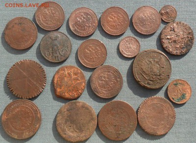 "Царизм".Медь 19 монет.1710-1916гг.См.список. - SAM_4139.JPG