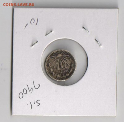 Мексика 10 сентаво 1919г   до 10.01.2015г - 1