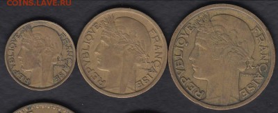 2, 1 и 2 франка 1931-1939 до 09.01.2015 21-00 - Франция 21