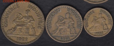2, 1 и 2 франка 1922, 1928 до 09.01.2015 21-00 - Франция 21