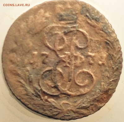 Полушка 1773 - image