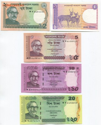 Комплект банкнот Бангладеша, до 14.01.2015 в 22:00 - Bangladesh1