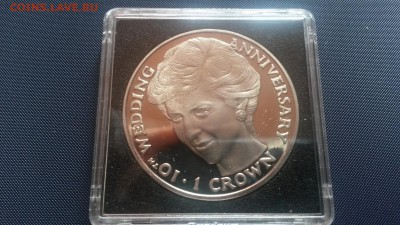 о. Мэн Кроны Диана+Чарльз в квадрумах 1991г. 2шт. - 20141012_124555