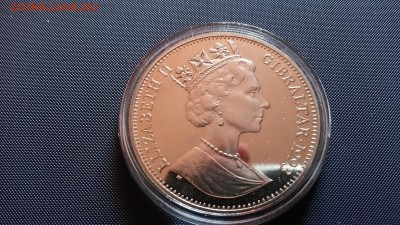 Гибралтар 2,8 экю ЕВРОТОННЕЛЬ в капсуле 1993г. - 20141019_123342