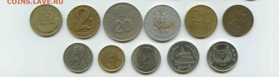 Лот иностранных, центы с 1962 и др. 15.01.2015 до 22:00 - центы3 всего81